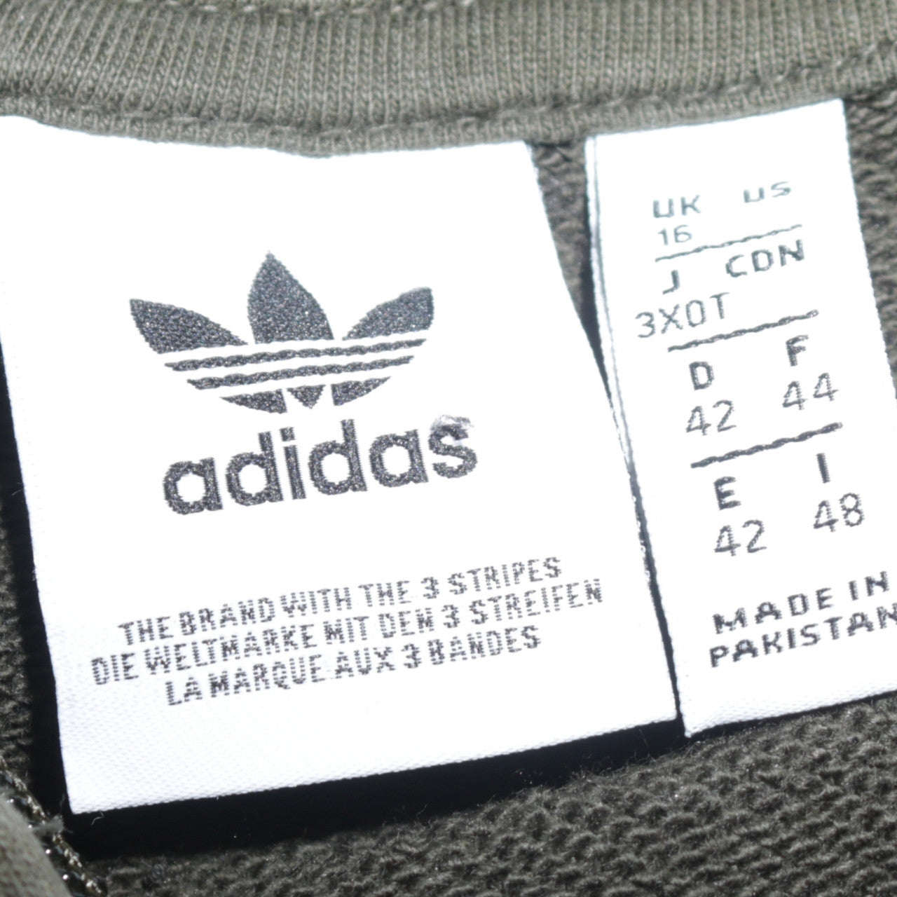Adidas Womens Green Full Zip Hoodie Size 16 Hooded Sweatshirt