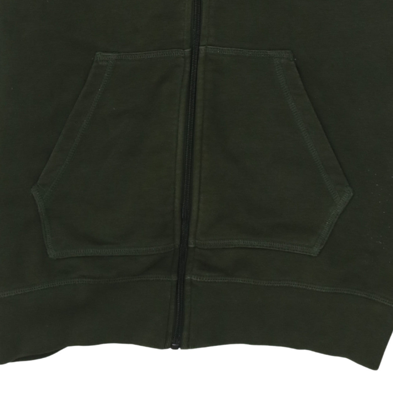 Adidas Womens Green Full Zip Hoodie Size 16 Hooded Sweatshirt