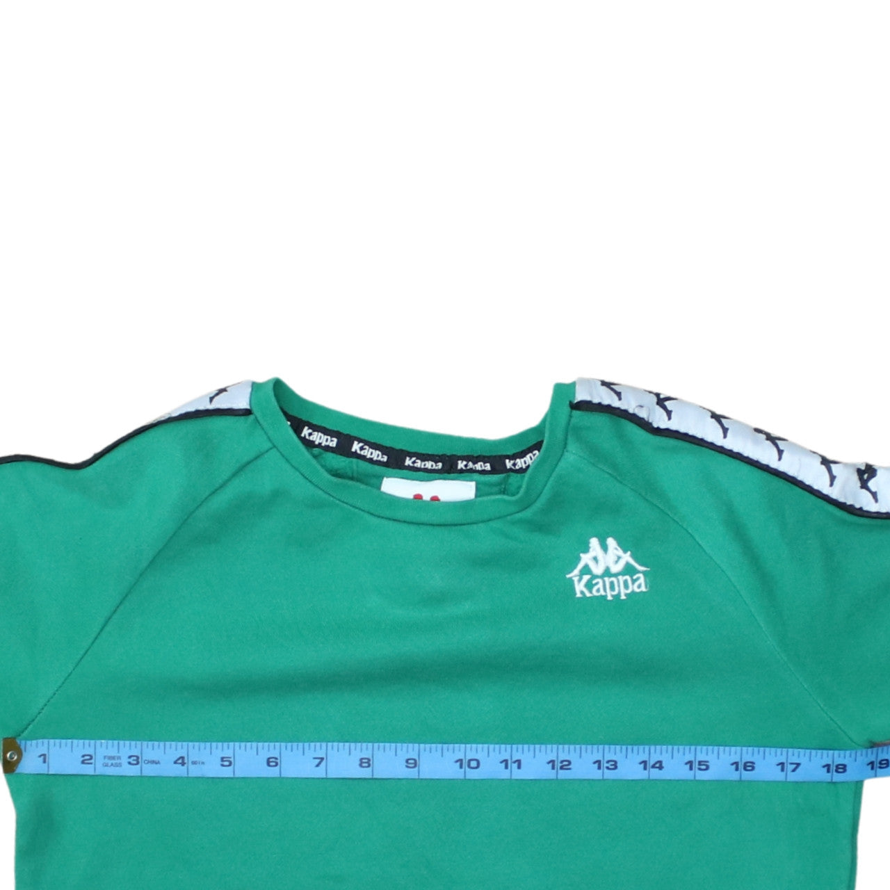 Kappa Men's Green XS Pullover Crew Neck Logo Sweatshirt