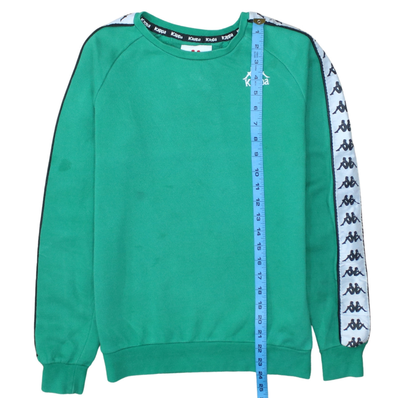 Kappa Men's Green XS Pullover Crew Neck Logo Sweatshirt