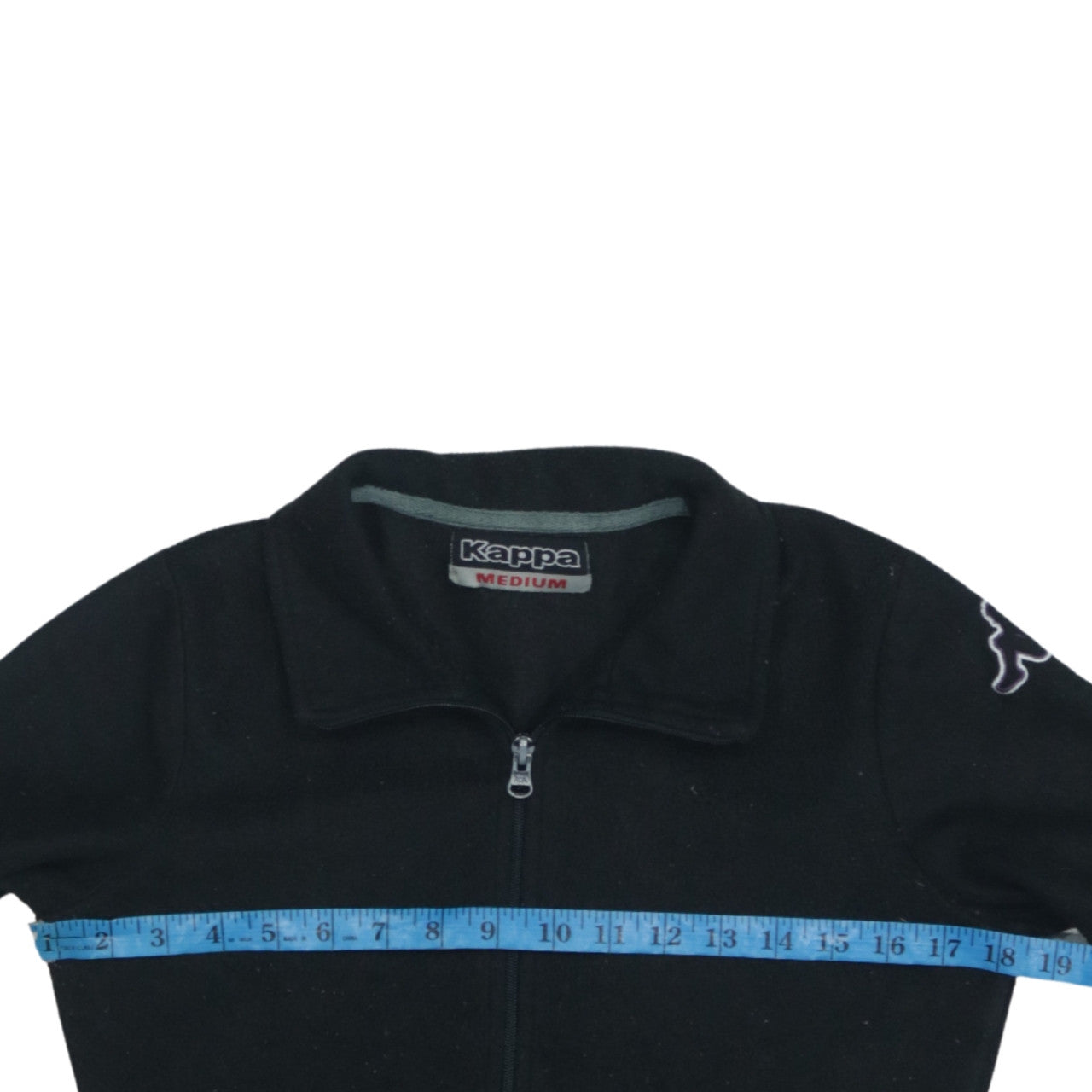 Kappa Men's Black Fleece Full Zip Jacket Size M