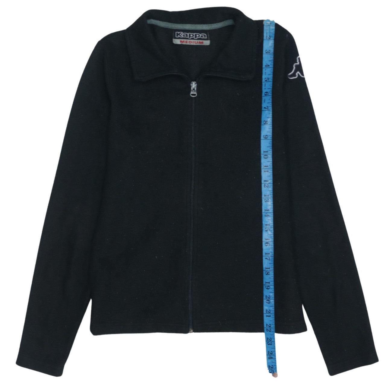 Kappa Men's Black Fleece Full Zip Jacket Size M