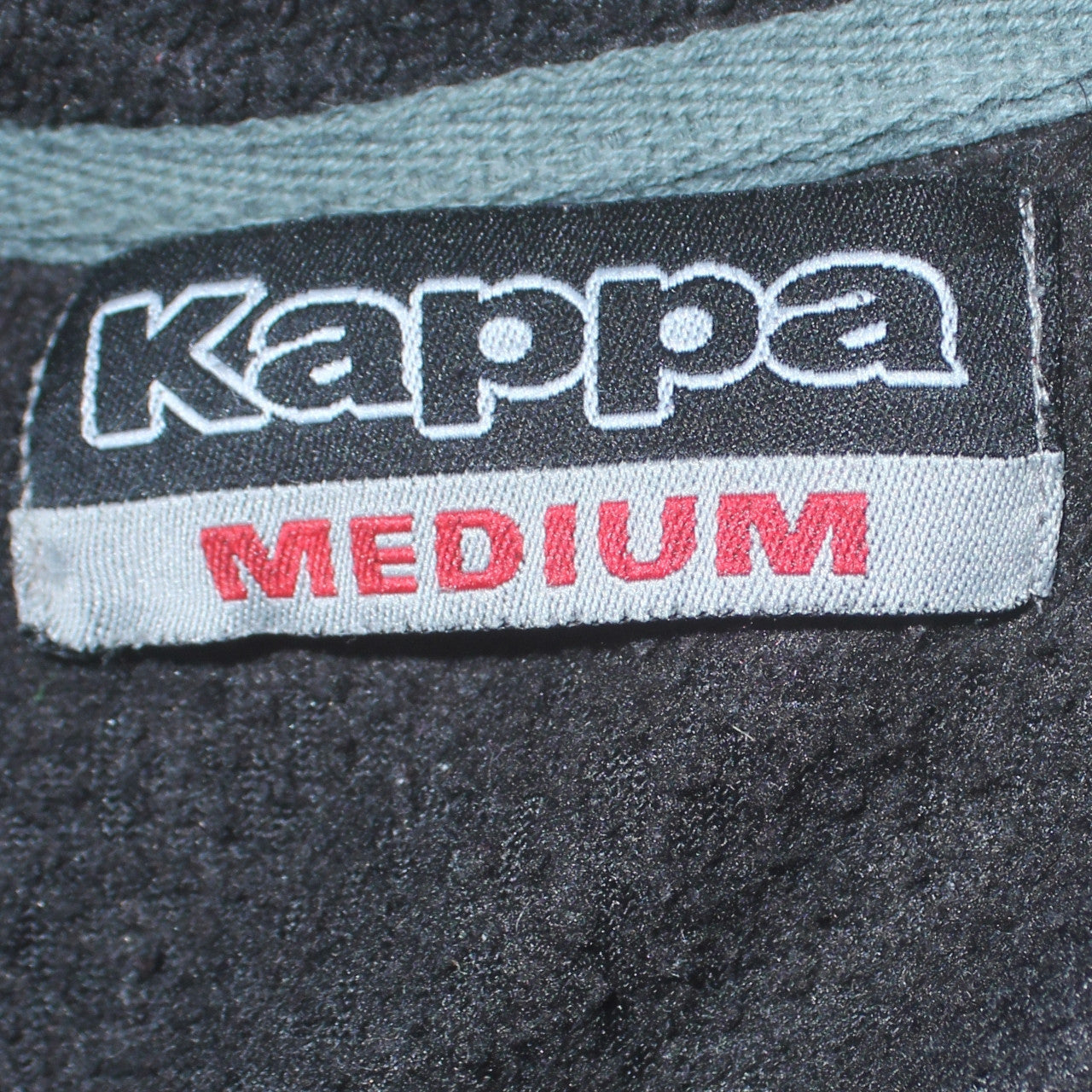 Kappa Men's Black Fleece Full Zip Jacket Size M