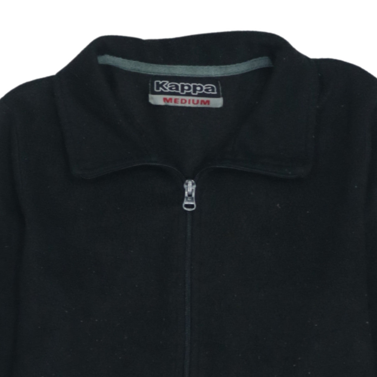 Kappa Men's Black Fleece Full Zip Jacket Size M