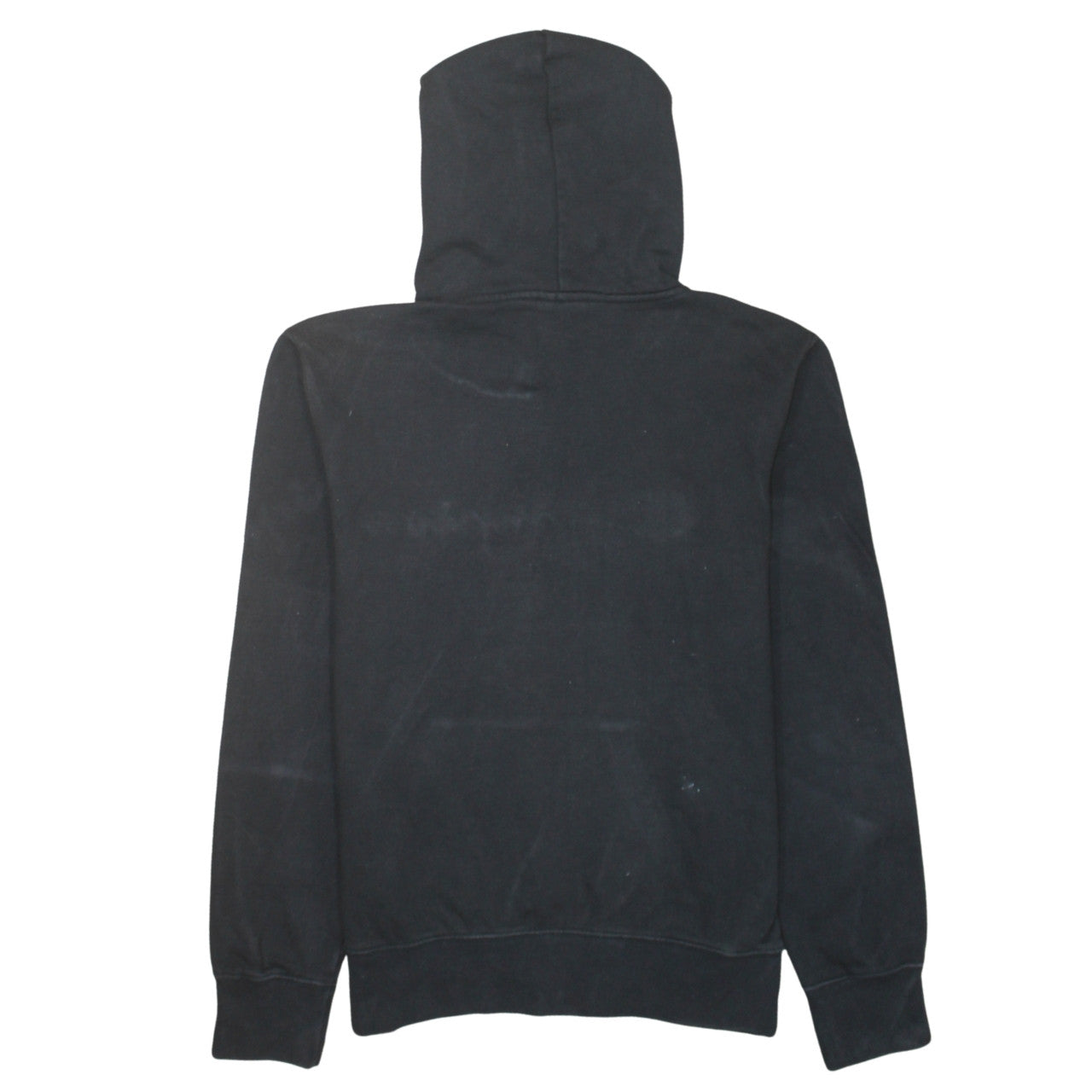 Champion Men's Black Small Pullover Hoodie with Embroidered Logo