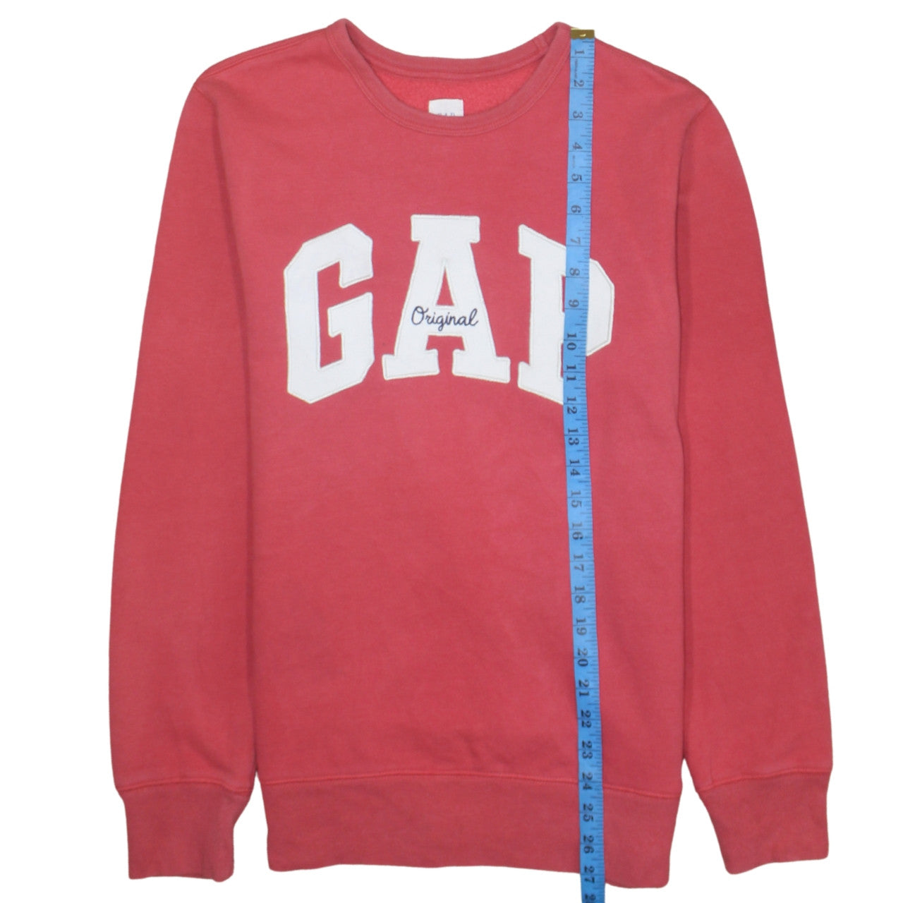 GAP Womens Pink Logo Crew Neck Pullover Sweatshirt M