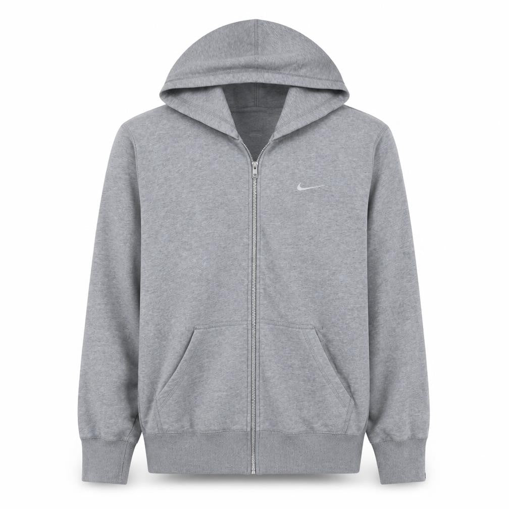 Nike Men's Grey XL Full Zip Hoodie Sweatshirt Sportswear