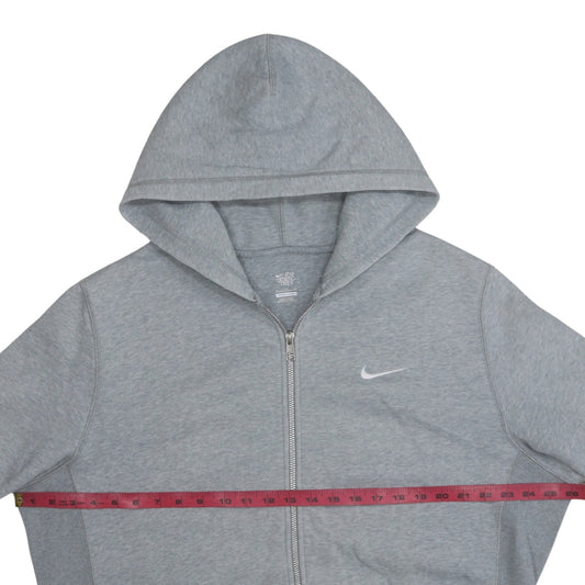Nike Men's Grey XL Full Zip Hoodie Sweatshirt Sportswear