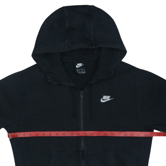 Nike Men's Black XS Full Zip Fleece Hoodie Sweatshirt