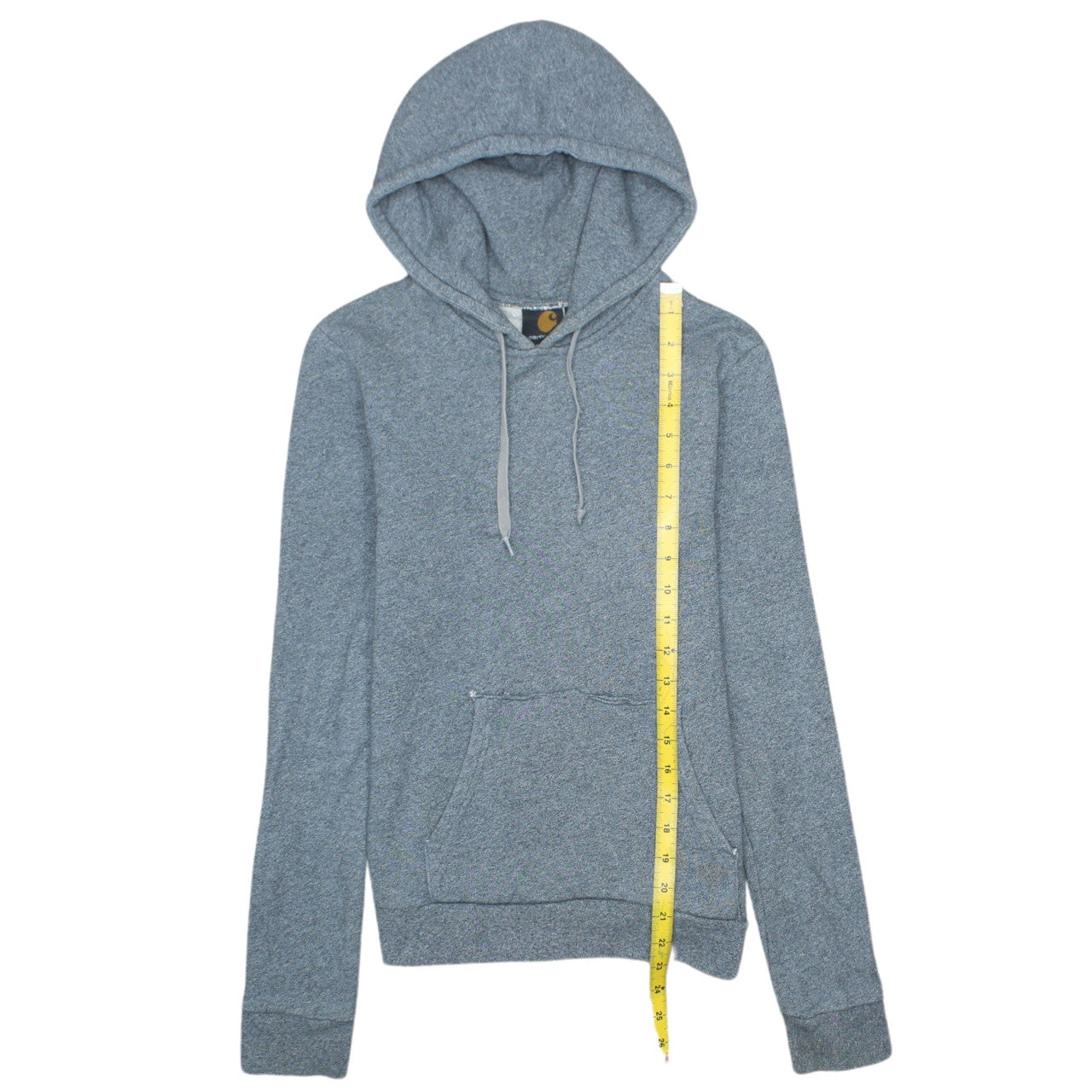 Carhartt Men's Grey Pullover Hoodie Size S Cotton Sweatshirt
