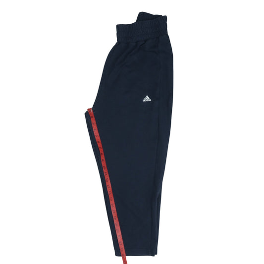 Adidas Women's Blue Sweatpants L 16-18 Cotton Regular Fit