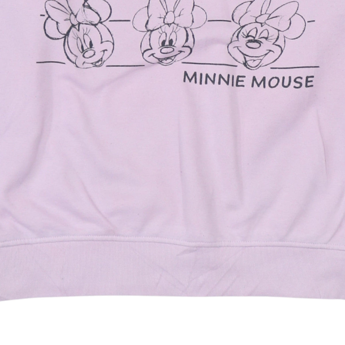 Primark Disney Women Pink Minnie Mouse Cotton Sweatshirt Size 10/12