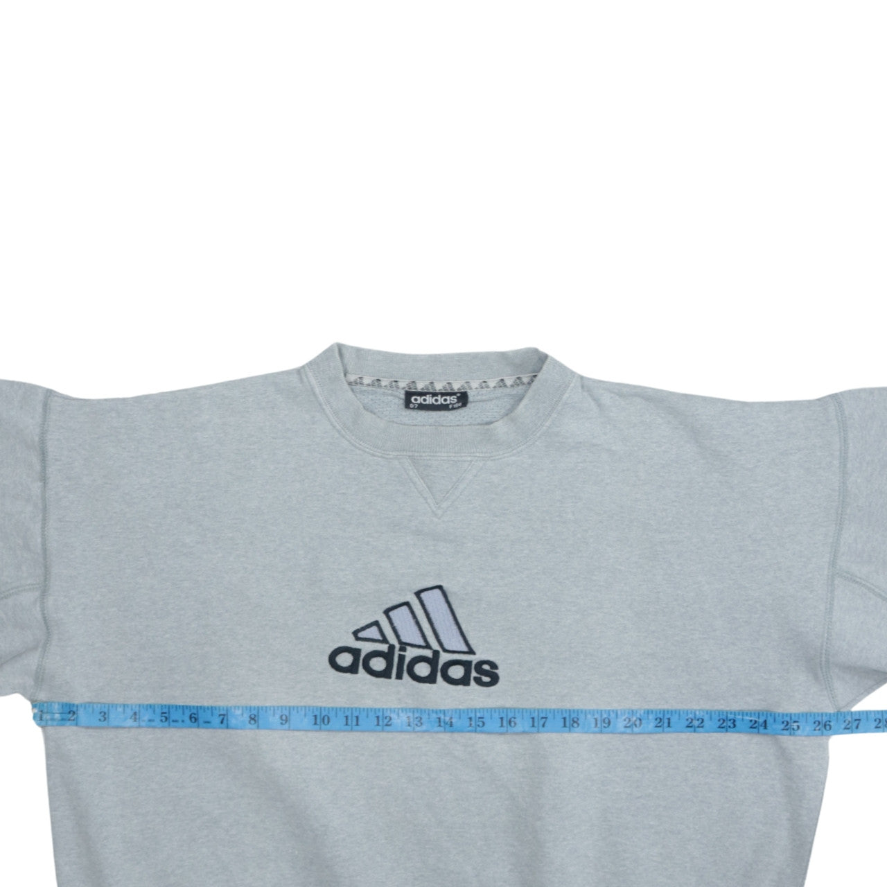 Adidas Women Grey Crew Neck Pullover Sweatshirt Size L