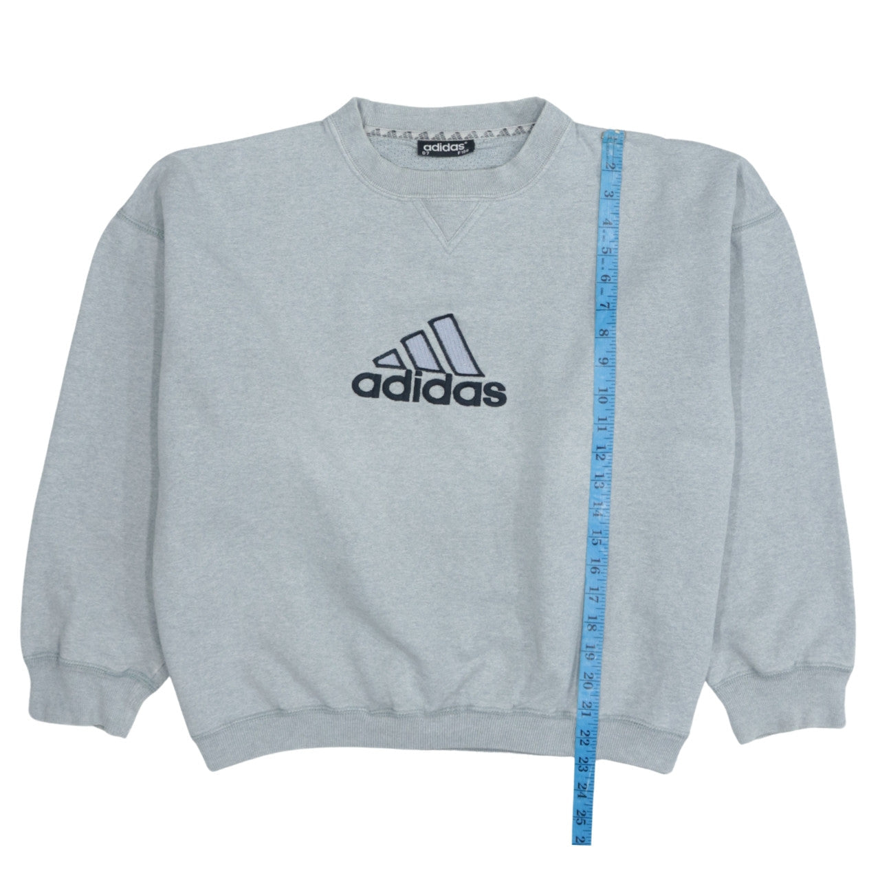 Adidas Women Grey Crew Neck Pullover Sweatshirt Size L