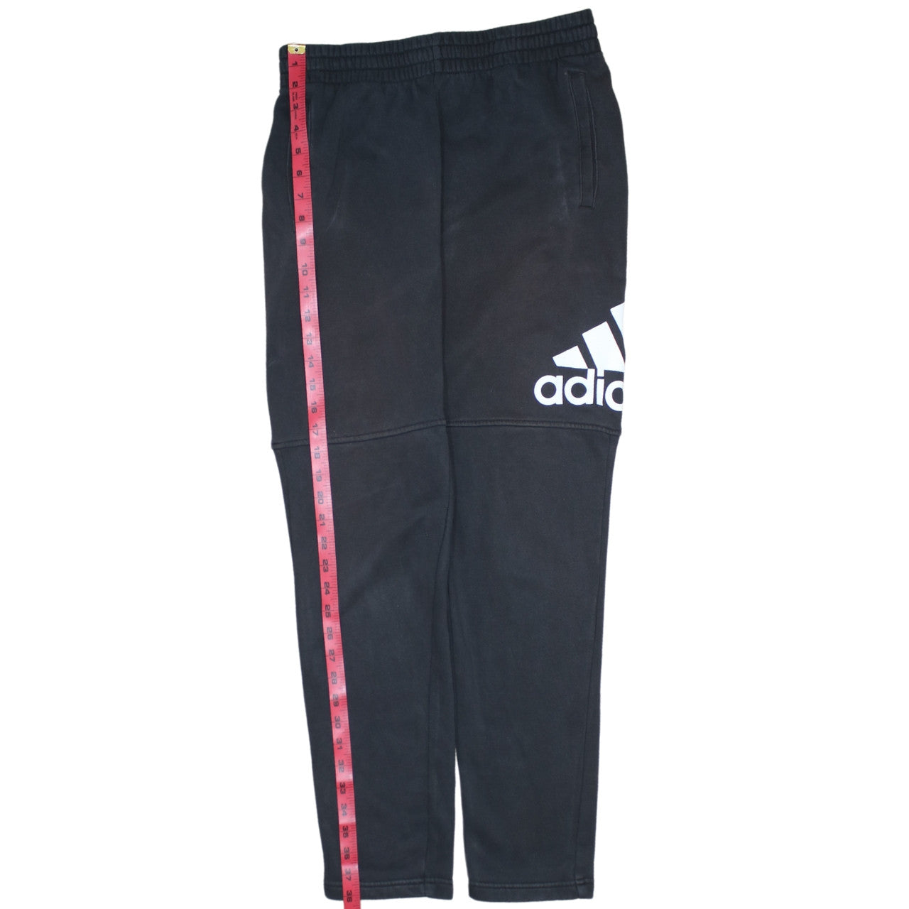 Adidas Boys Black 13-14 Years Jogger Sweatpants with Pockets