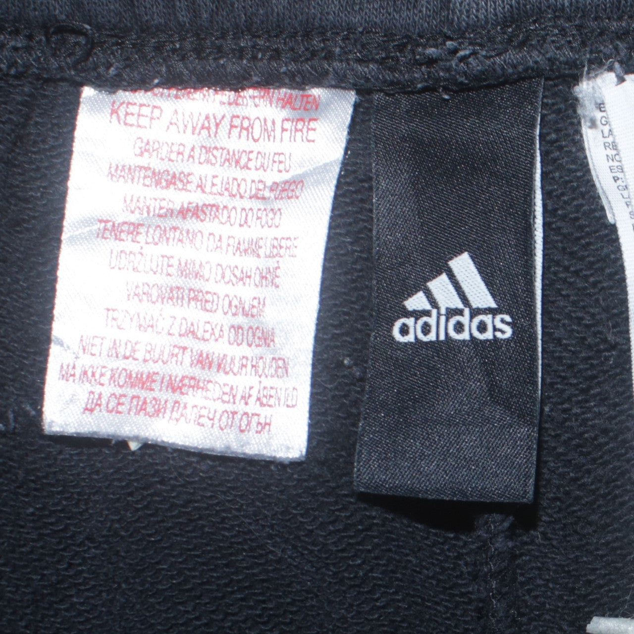 Adidas Boys Black 13-14 Years Jogger Sweatpants with Pockets