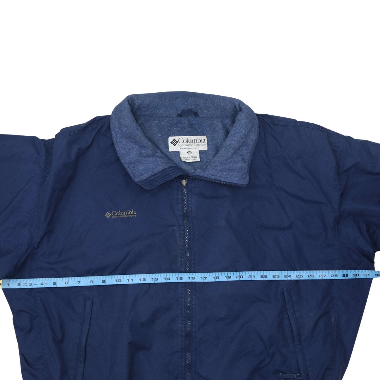 Columbia Men's Blue 2XL Windbreaker Jacket Waterproof Lined