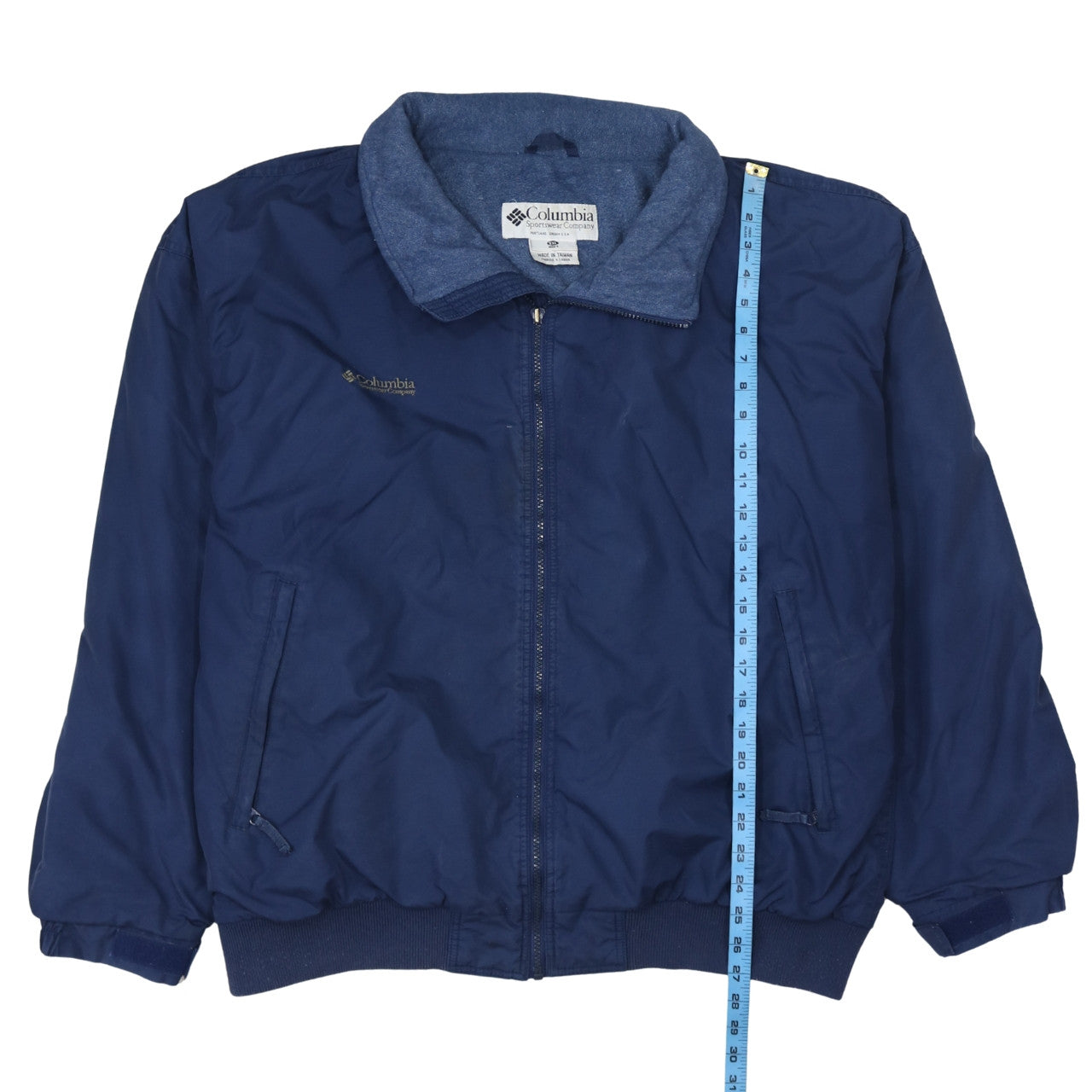 Columbia Men's Blue 2XL Windbreaker Jacket Waterproof Lined