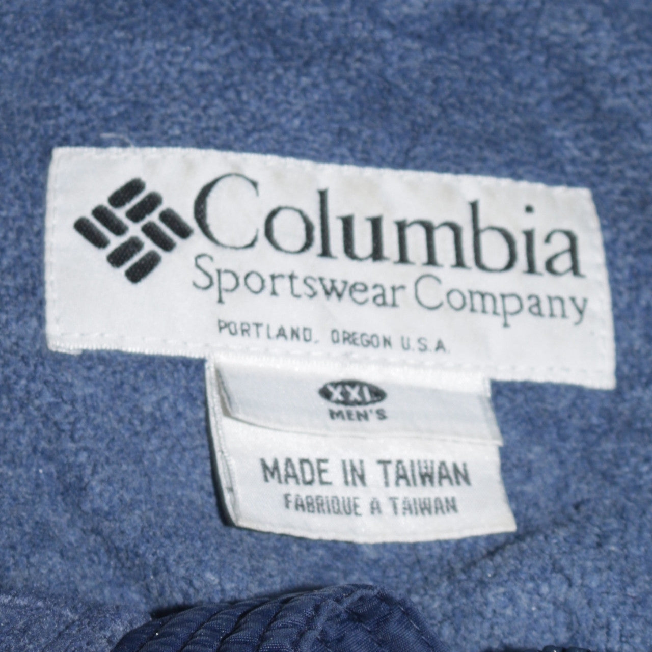 Columbia Men's Blue 2XL Windbreaker Jacket Waterproof Lined