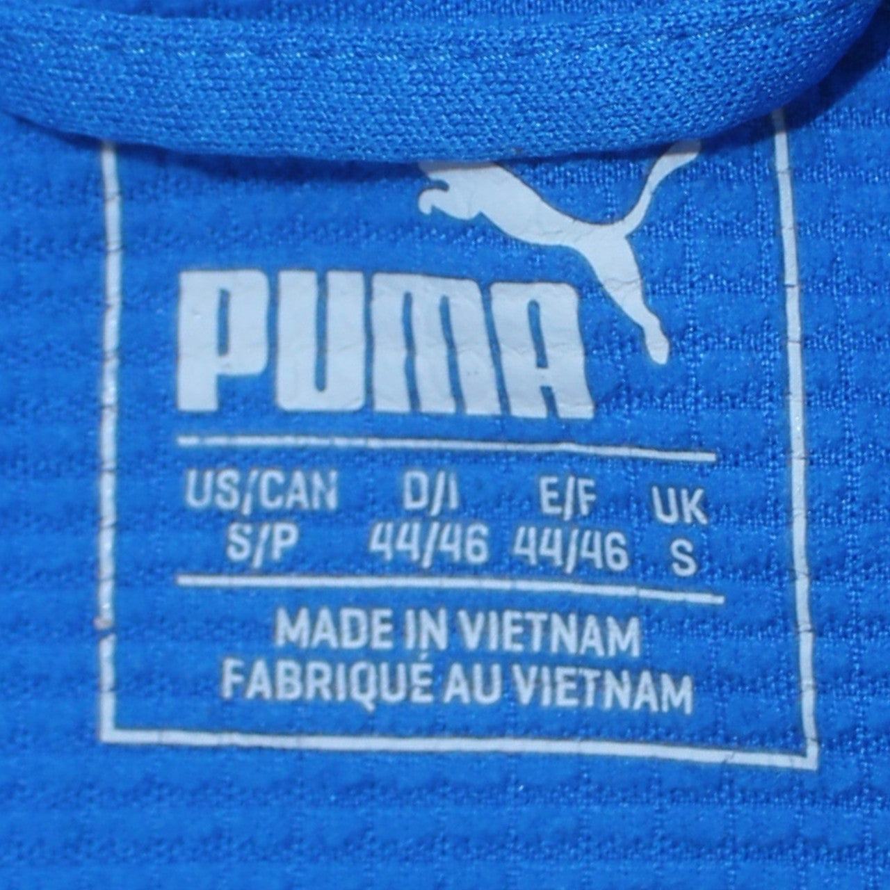 Puma Men's Blue 1/4 Zip Sports Pullover Sweatshirt Size S