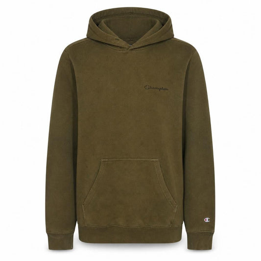 Champion Men's Green Pullover Hoodie Medium Regular Fit