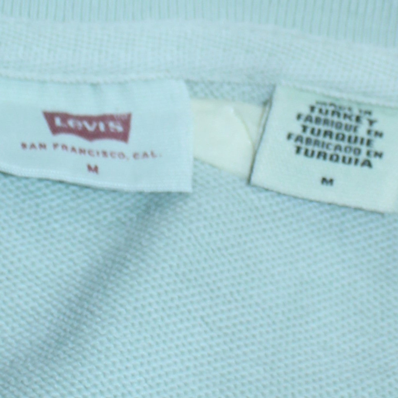Levi's Womens Light Blue Crew Neck Pullover Sweatshirt Size M