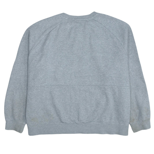Nike Air Women's Grey Pullover Sweatshirt XL Logo Print