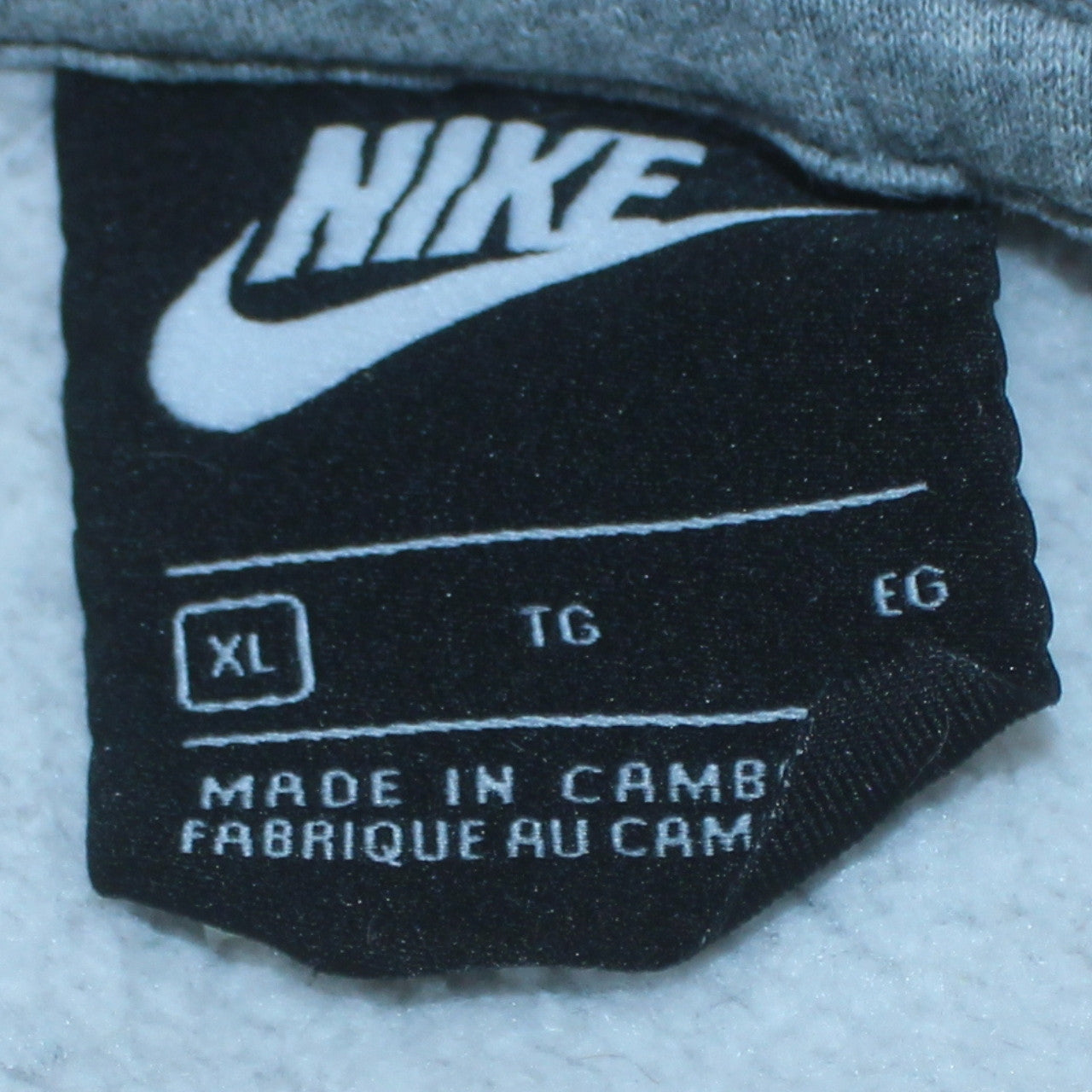 Nike Air Women's Grey Pullover Sweatshirt XL Logo Print