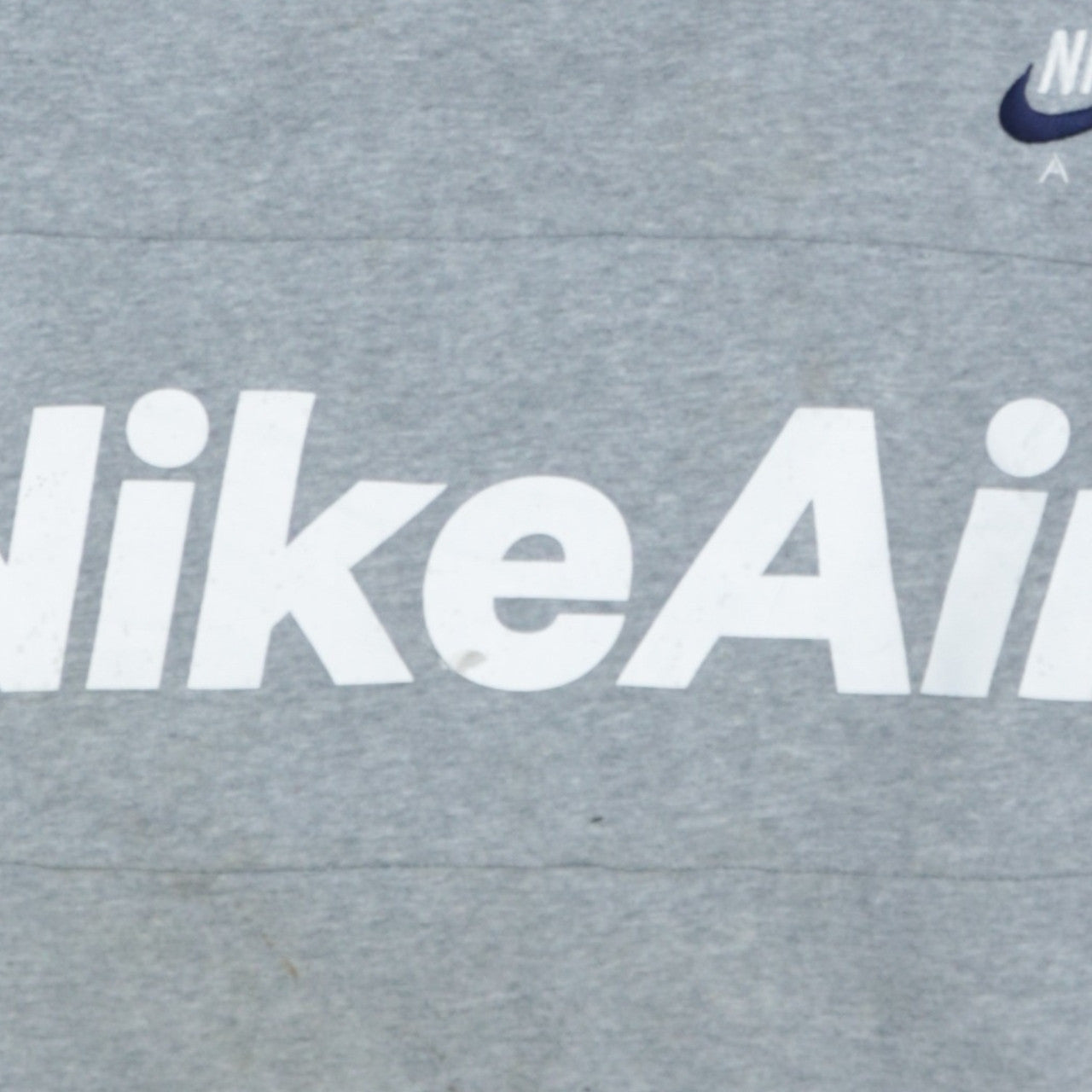 Nike Air Women's Grey Pullover Sweatshirt XL Logo Print