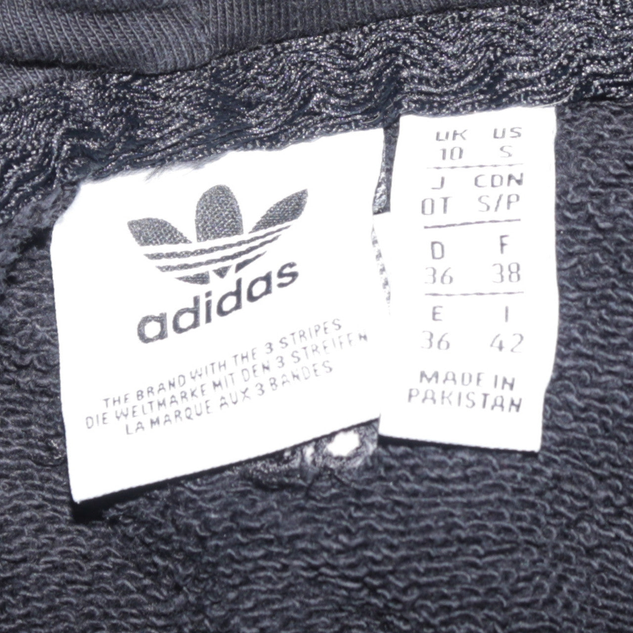 Adidas Womens Black Size 10 Pullover Hoodie with Stripes and Logo