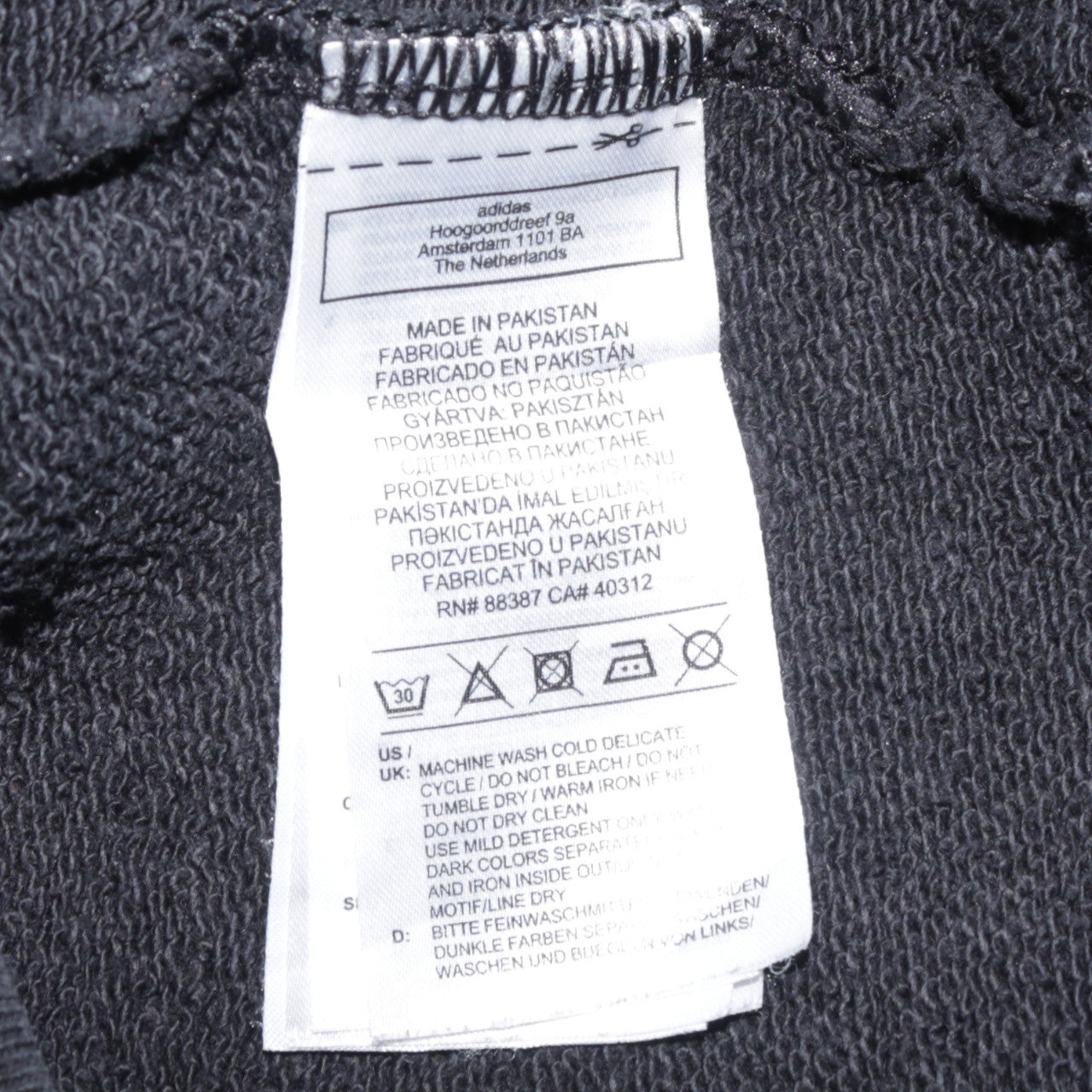 Adidas Womens Black Size 10 Pullover Hoodie with Stripes and Logo