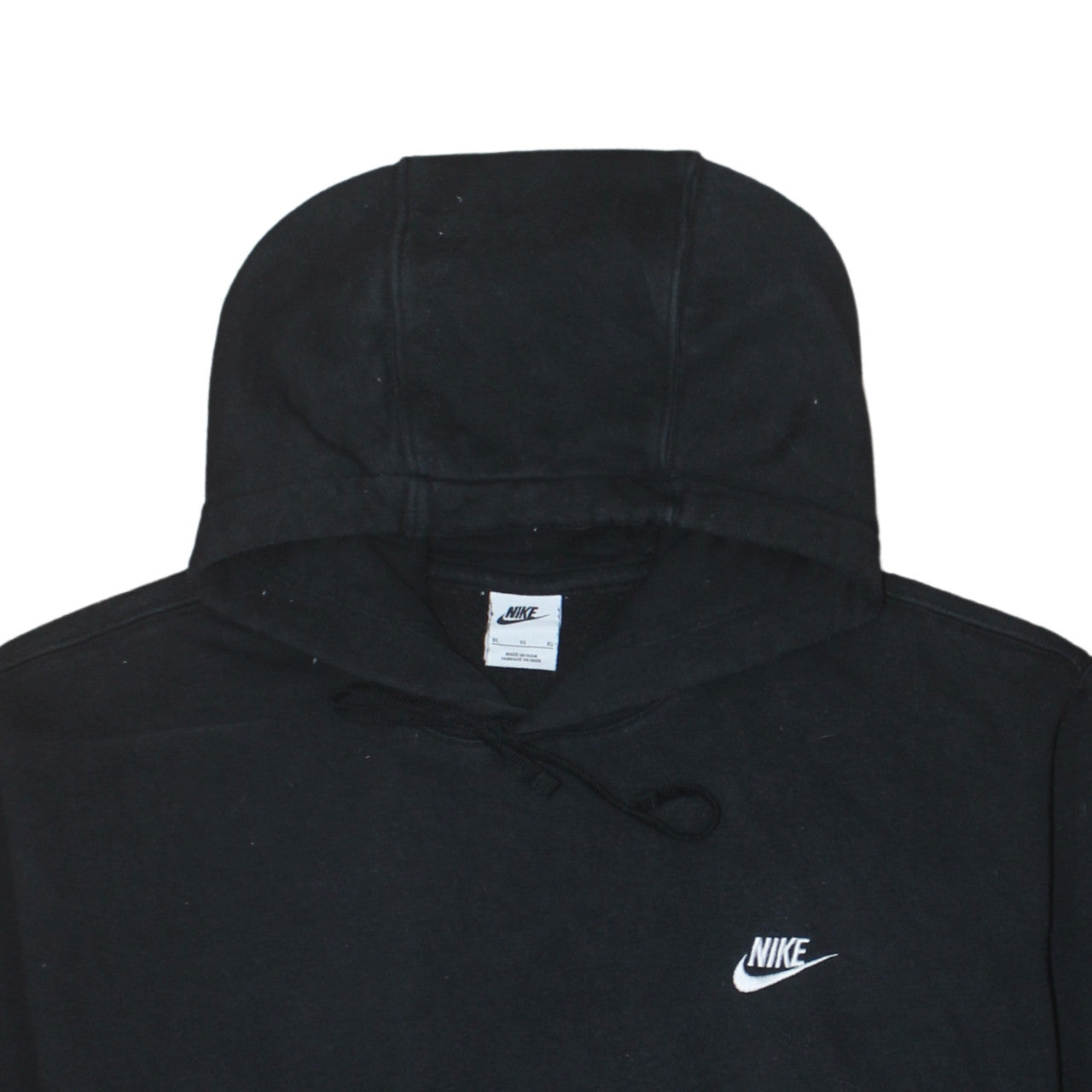 Nike Women's Black XL Pullover Hoodie Cotton Blend Casual