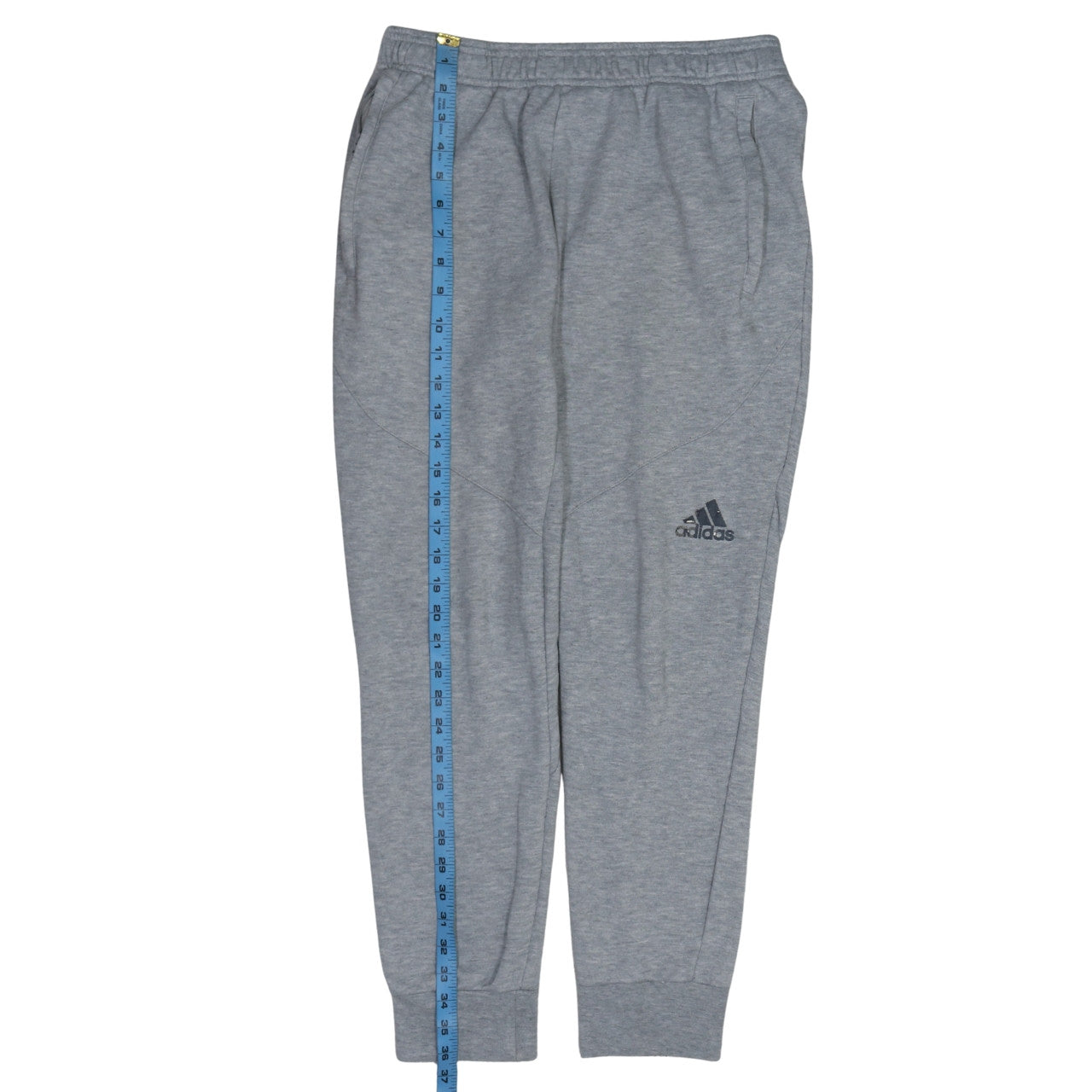 Adidas Men's Grey Regular Fit Sweatpants Size M