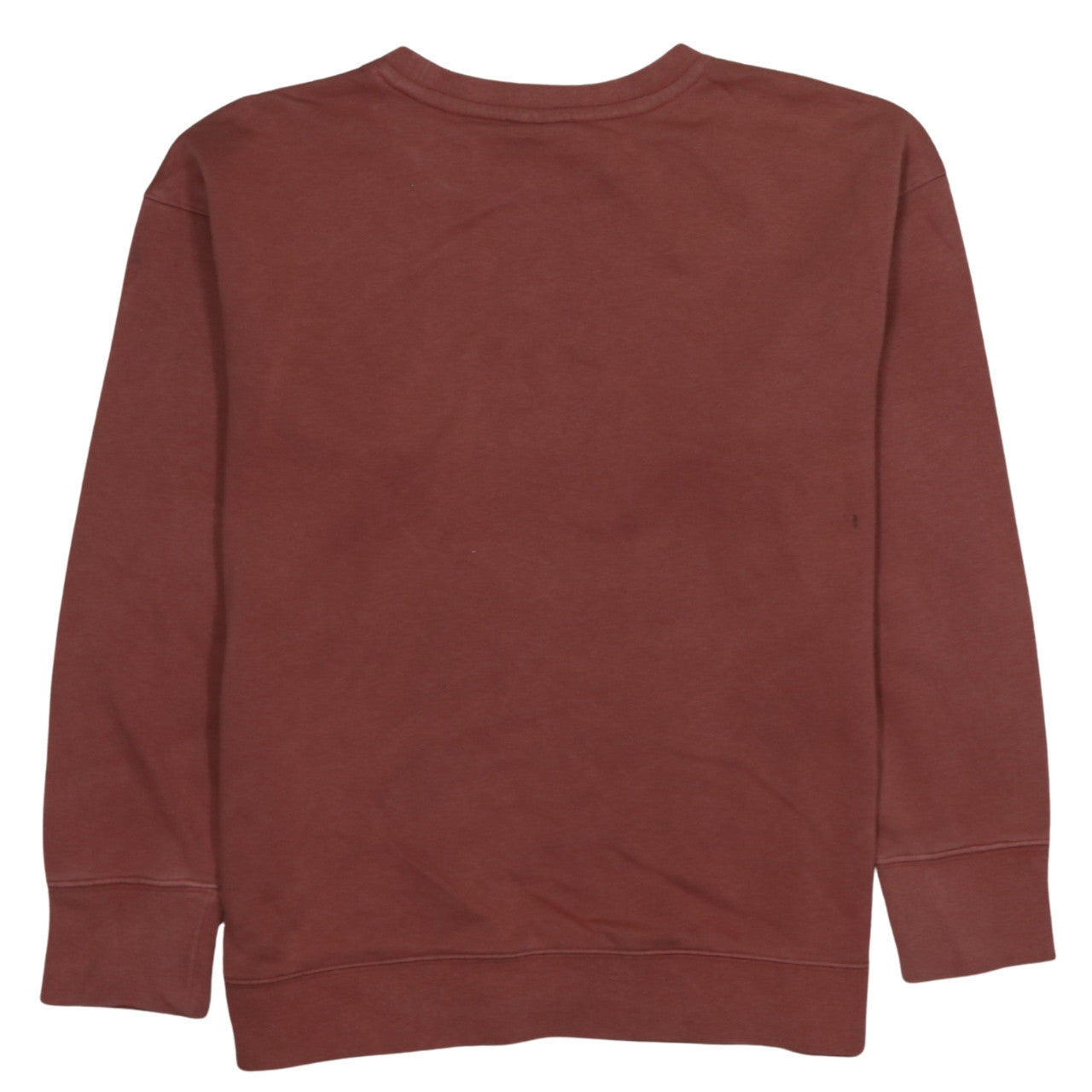 Nike Girls Brown Fleece Pullover Sweatshirt 10 Years Crew Neck Logo