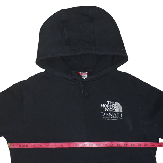 The North Face Men’s Black Pullover Hoodie M Embroidered Logo Denali Outdoor
