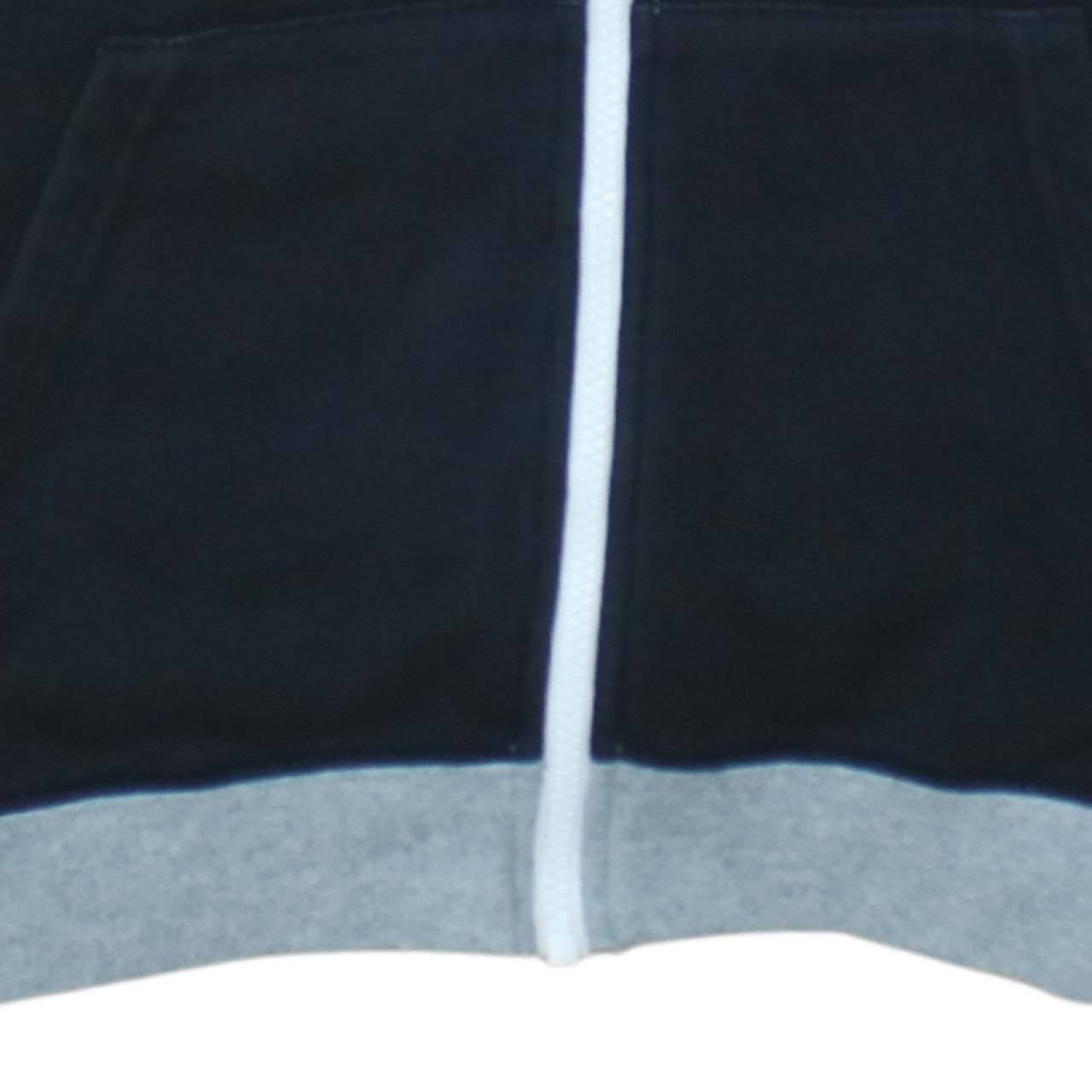 Nike Boys Black Grey White Full Zip Colourblock Hoodie Size 13-14 Years