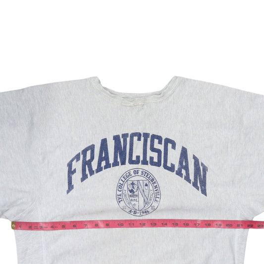 Champion Womens Grey Franciscan Reverse Weave Sweatshirt XL