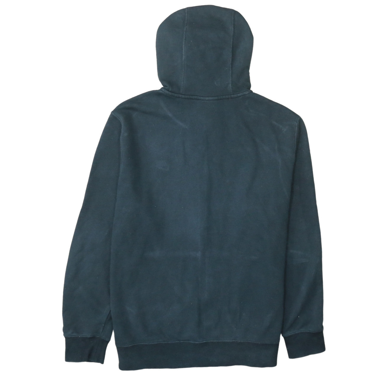 Nike Men's Black Full Zip Hoodie L Regular Cotton Blend