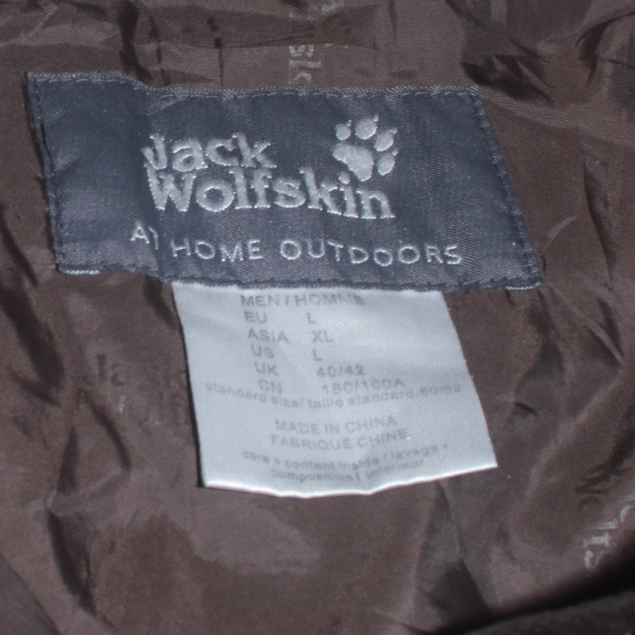 Jack Wolfskin Men's Black L Soft Shell Outdoor Jacket