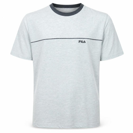 Fila Men's Grey Short Sleeve Crew Neck T-Shirt Size L