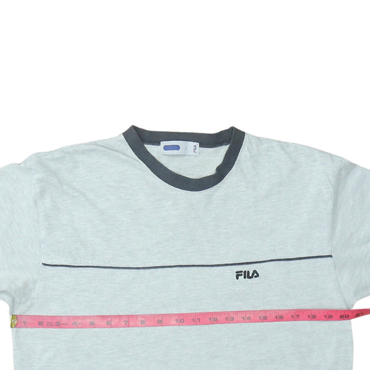 Fila Men's Grey Short Sleeve Crew Neck T-Shirt Size L