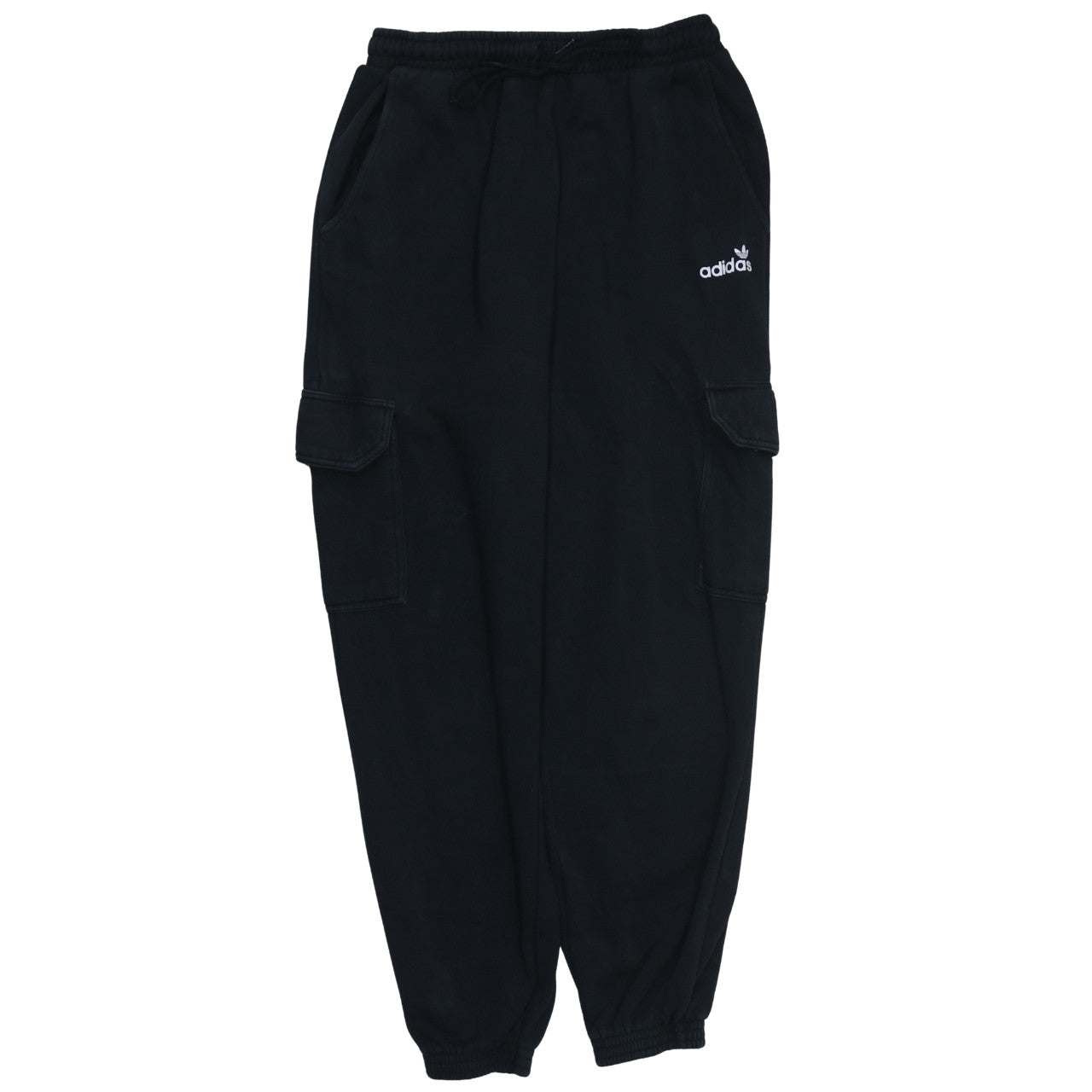 Adidas Womens Black Cargo Jogger Trousers Size 12