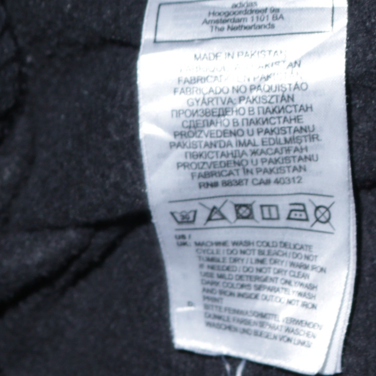 Adidas Womens Black Cargo Jogger Trousers Size 12