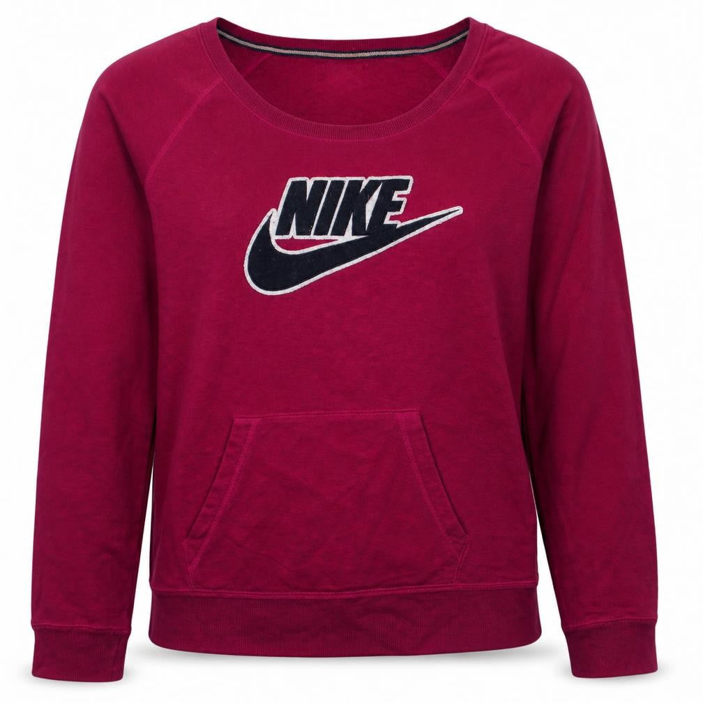 Nike Women’s Pink Long Sleeve Pullover Sweatshirt Size L