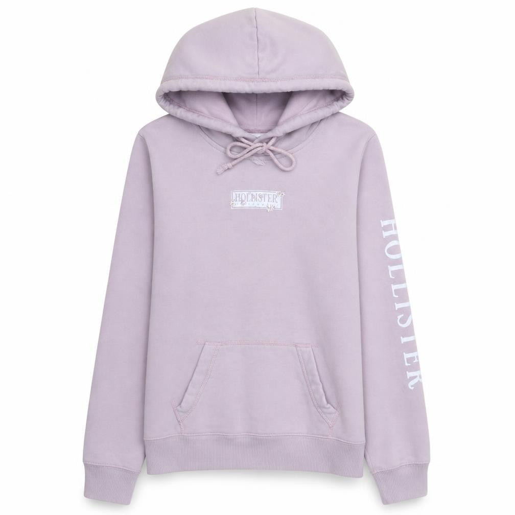 Hollister Women’s Purple Pullover Hoodie Small Relaxed Fit Sweatshirt