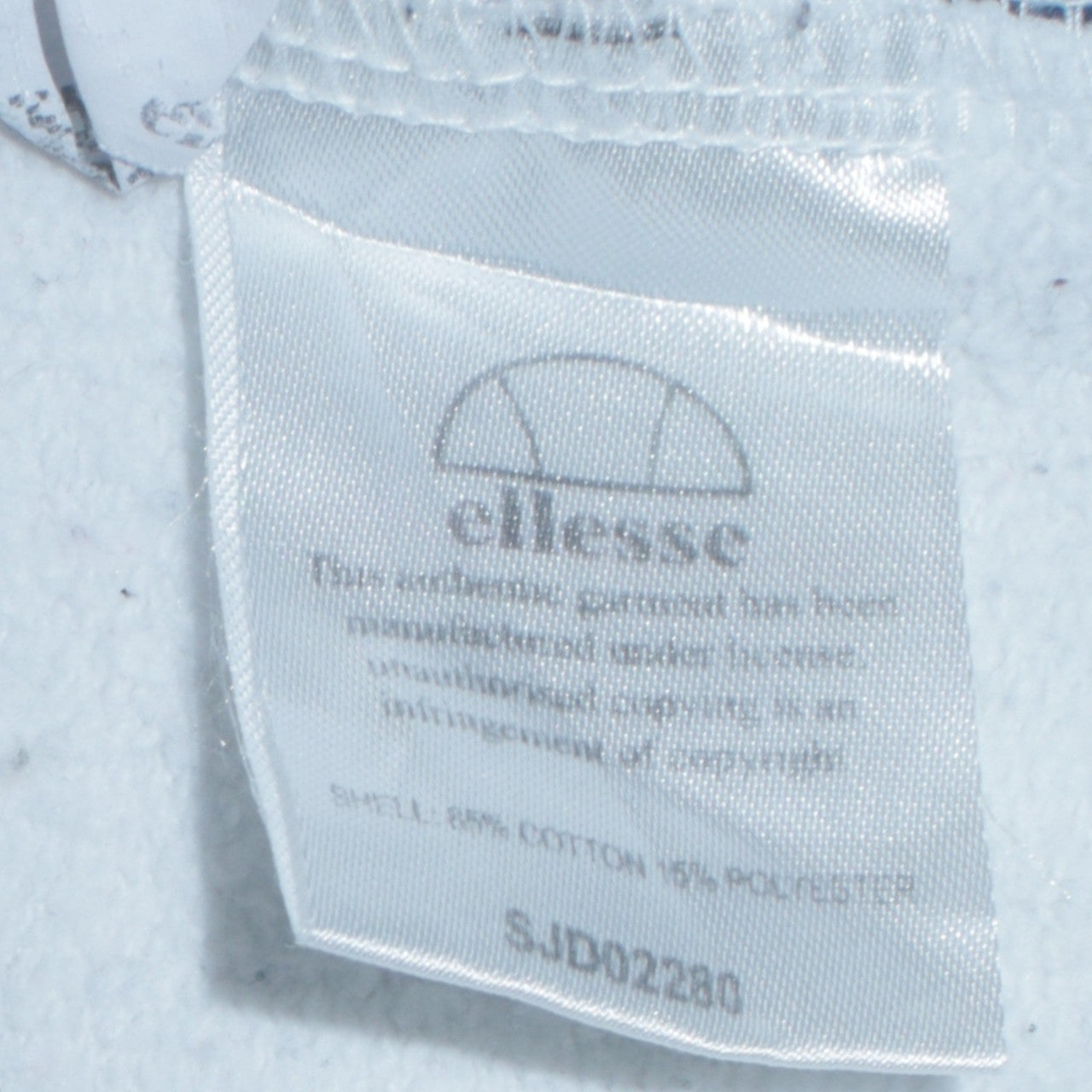 Ellesse Womens White Crew Neck Pullover Sweatshirt Size 8
