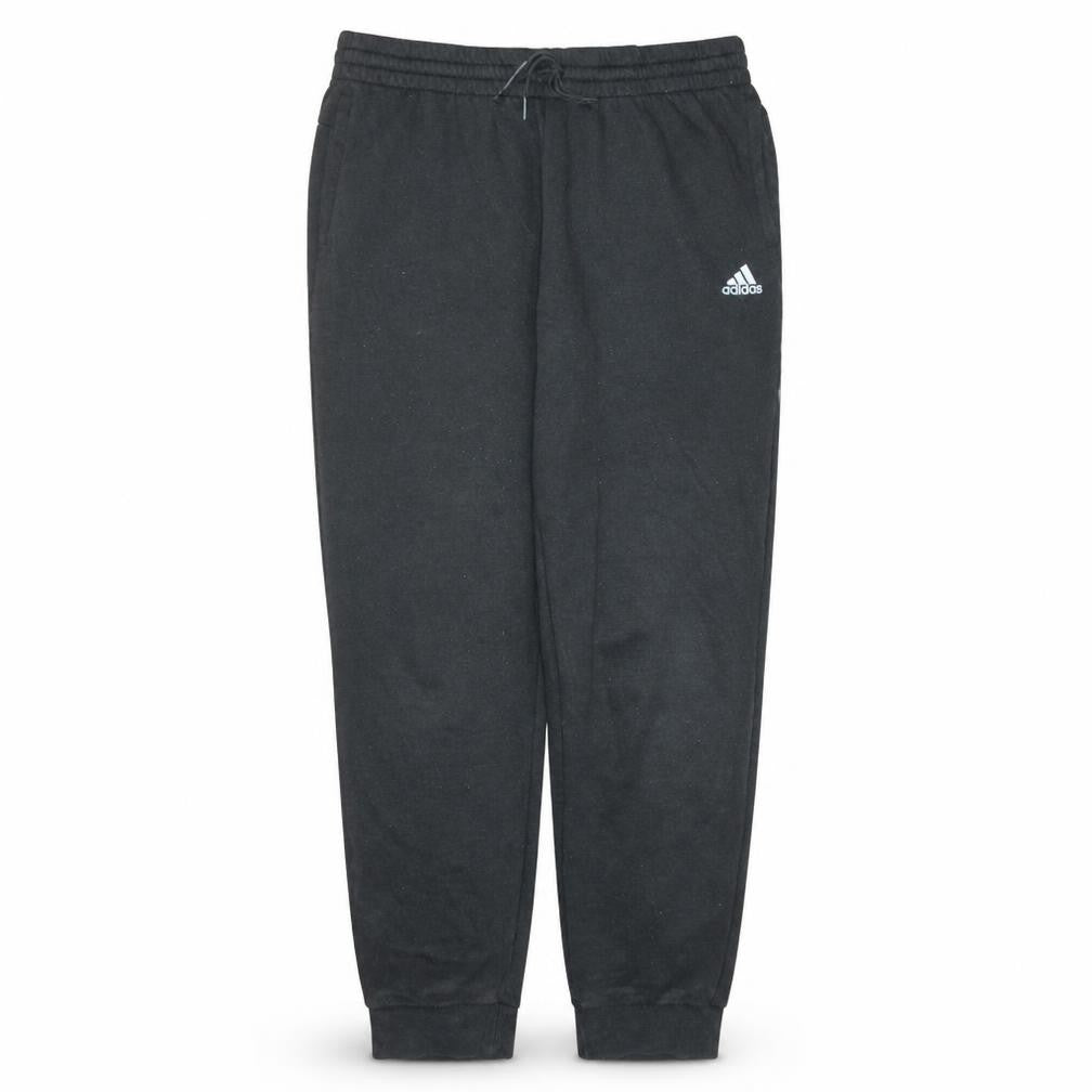 Adidas Women Black XL Jogger Sweatpants with Logo Print