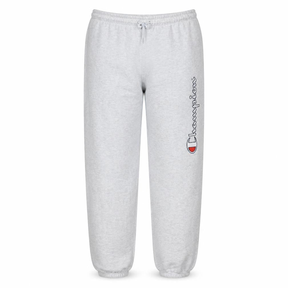 Champion Men’s Grey XL Sweatpants Logo Joggers