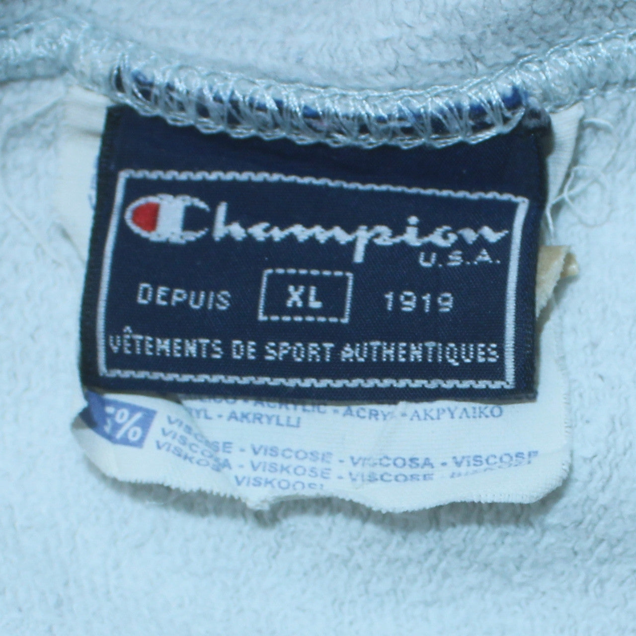 Champion Men’s Grey XL Sweatpants Logo Joggers