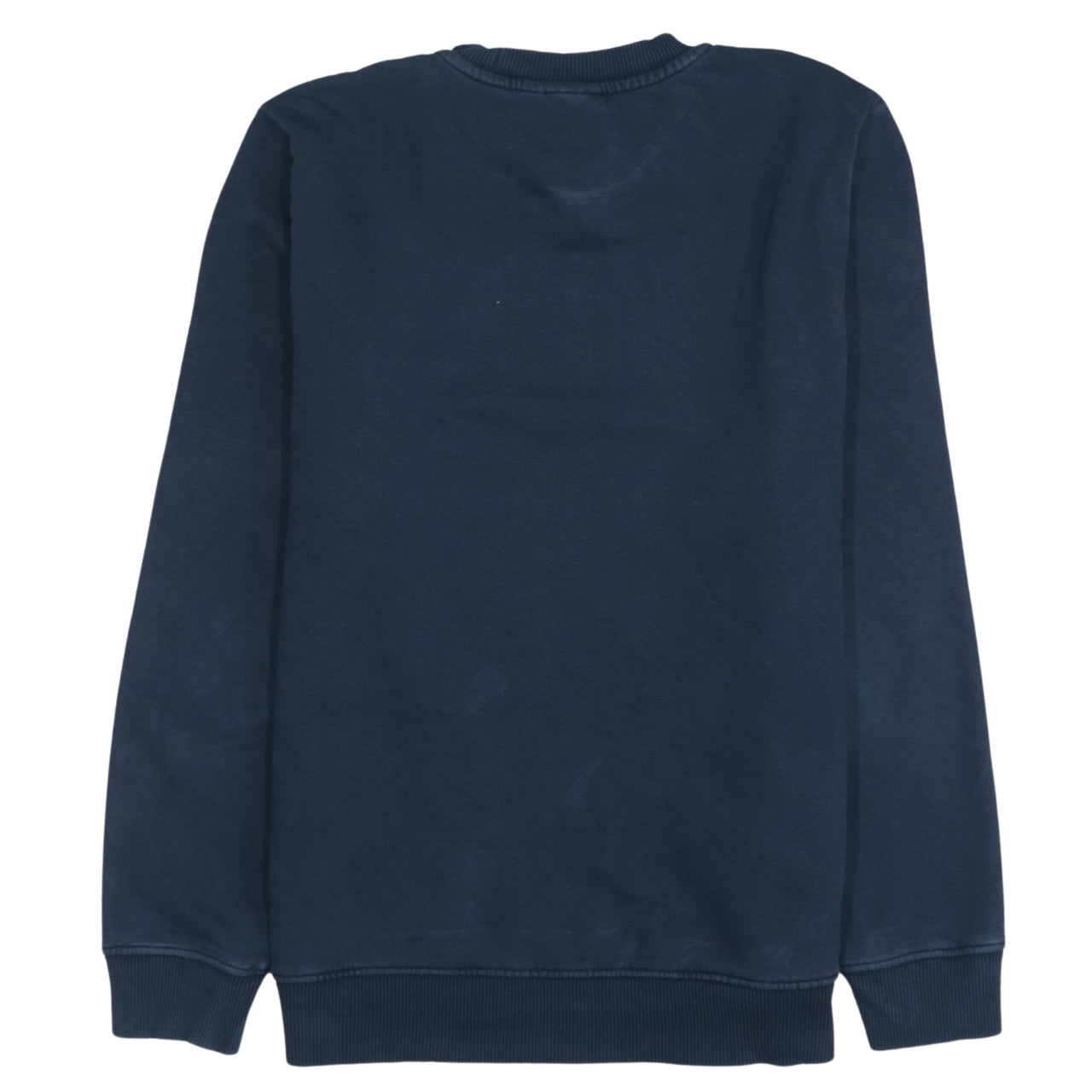 Napapijri Men's Blue Pullover Sweatshirt Medium Crew Neck Classic Style